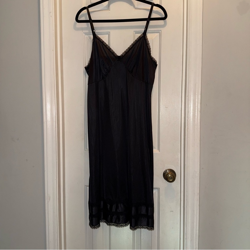 Vintage Sears Lace Slip Dress Lingerie Size L Feminine Cottagecore - Picture 8 of 8